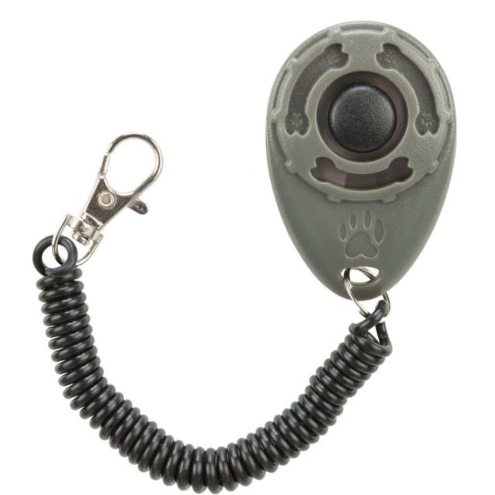 Trixie Clicker Spiraalband met Karabijnhaak Trixie Clicker Spiraalband met Karabijnhaak