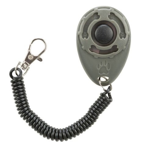 Trixie Clicker Spiraalband met Karabijnhaak Trixie Clicker Spiraalband met Karabijnhaak