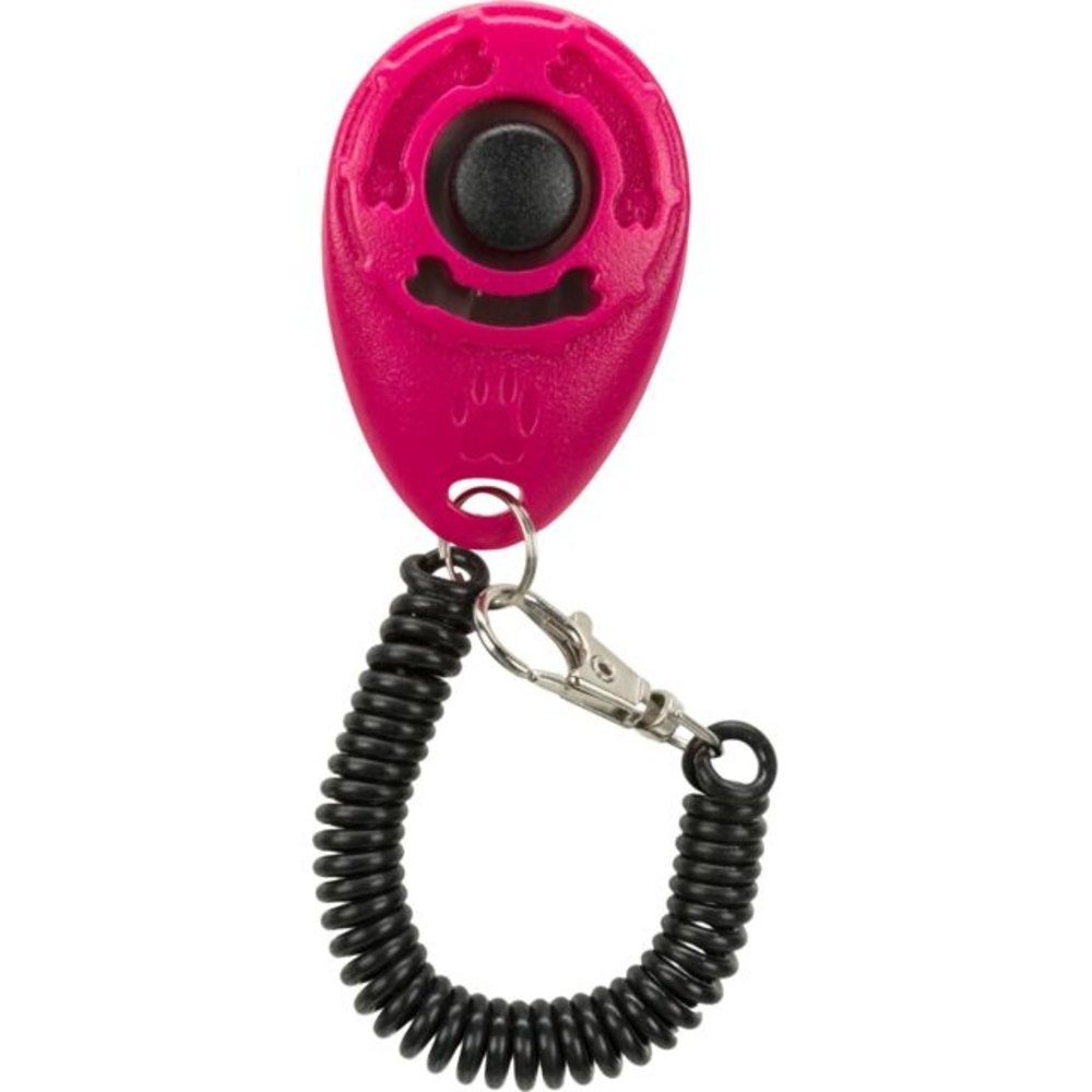 Trixie Clicker Spiraalband met Karabijnhaak Trixie Clicker Spiraalband met Karabijnhaak