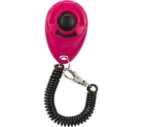 Trixie Clicker Spiraalband met Karabijnhaak Trixie Clicker Spiraalband met Karabijnhaak