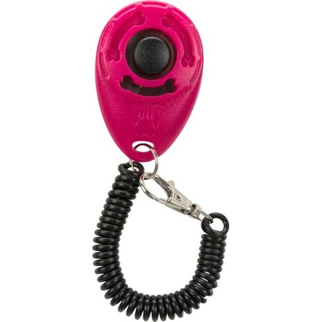 Trixie Clicker Spiraalband met Karabijnhaak Trixie Clicker Spiraalband met Karabijnhaak