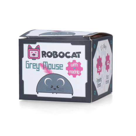 Robocat Bewegende Muis Grijs