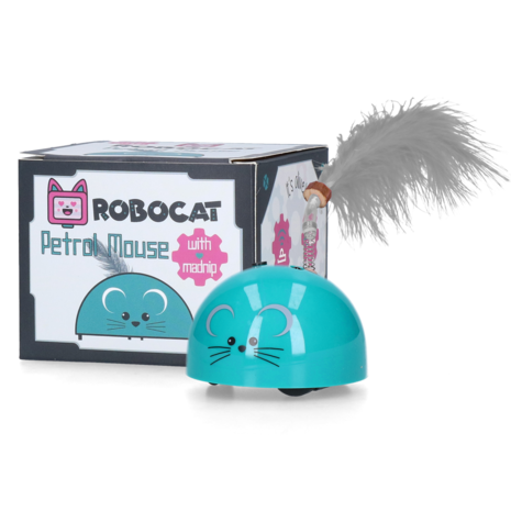 Robocat Bewegende Muis Petrol Robocat Bewegende Muis Petrol