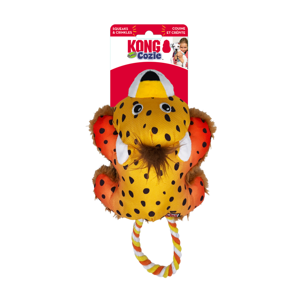 KONG Cozie Tuggz Cheetah KONG Cozie Tuggz Cheetah