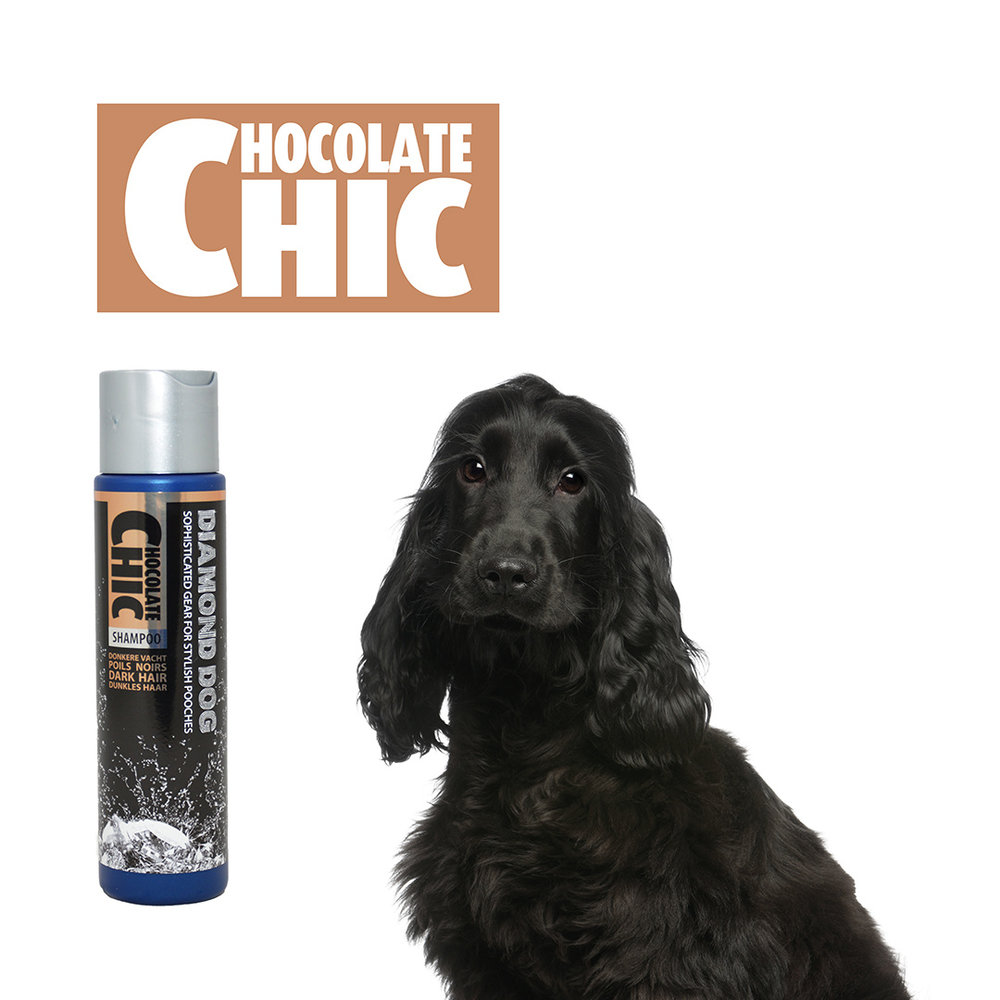 Diamond Dog Shampoo Donkere Vacht 300 ML