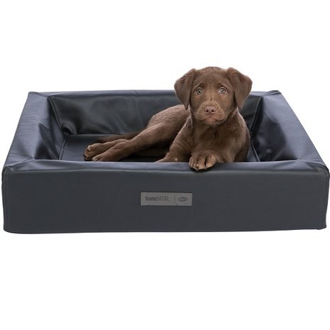 Trixie Orthopedische Mand Remo kunstleer zwart Trixie Orthopedische Mand Remo kunstleer zwart