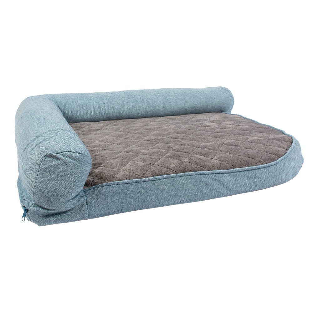 Duvo+ Orthopedisch Bed Sky blauw/grijs Duvo+ Orthopedisch Bed Sky blauw/grijs