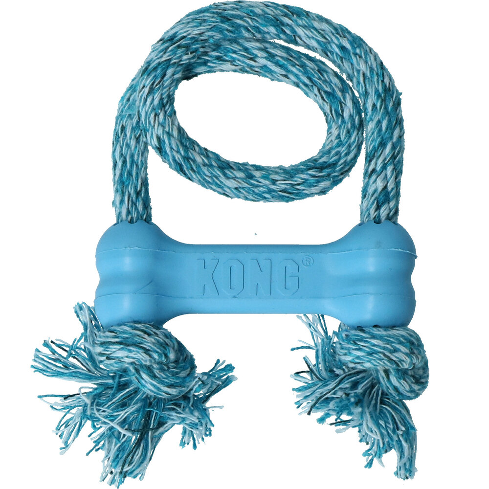 KONG Puppy Goodie Bone met Touw KONG Puppy Goodie Bone met Touw