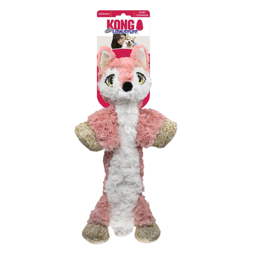 KONG Low Stuff Flopzie Fox