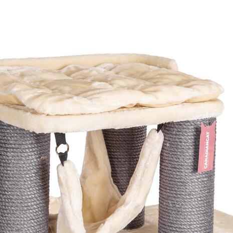 CanadianCat Company Krabpaal Maine Coon Hudson grijs/beige CanadianCat Company Krabpaal Maine Coon Hudson grijs/beige