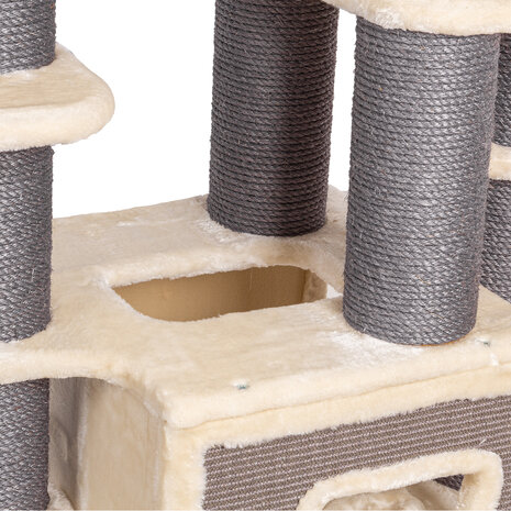 CanadianCat Company Krabpaal Maine Coon Hudson grijs/beige CanadianCat Company Krabpaal Maine Coon Hudson grijs/beige