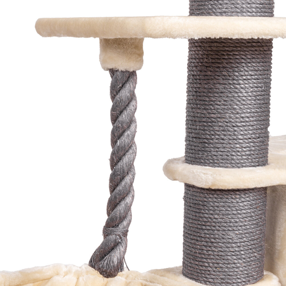 CanadianCat Company Krabpaal Maine Coon Hudson grijs/beige CanadianCat Company Krabpaal Maine Coon Hudson grijs/beige