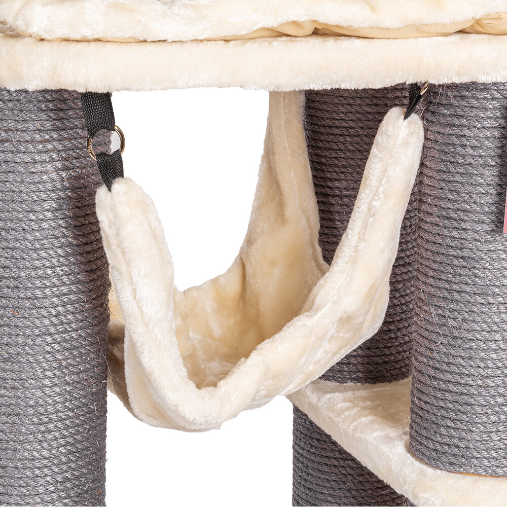 CanadianCat Company Krabpaal Maine Coon Hudson grijs/beige CanadianCat Company Krabpaal Maine Coon Hudson grijs/beige