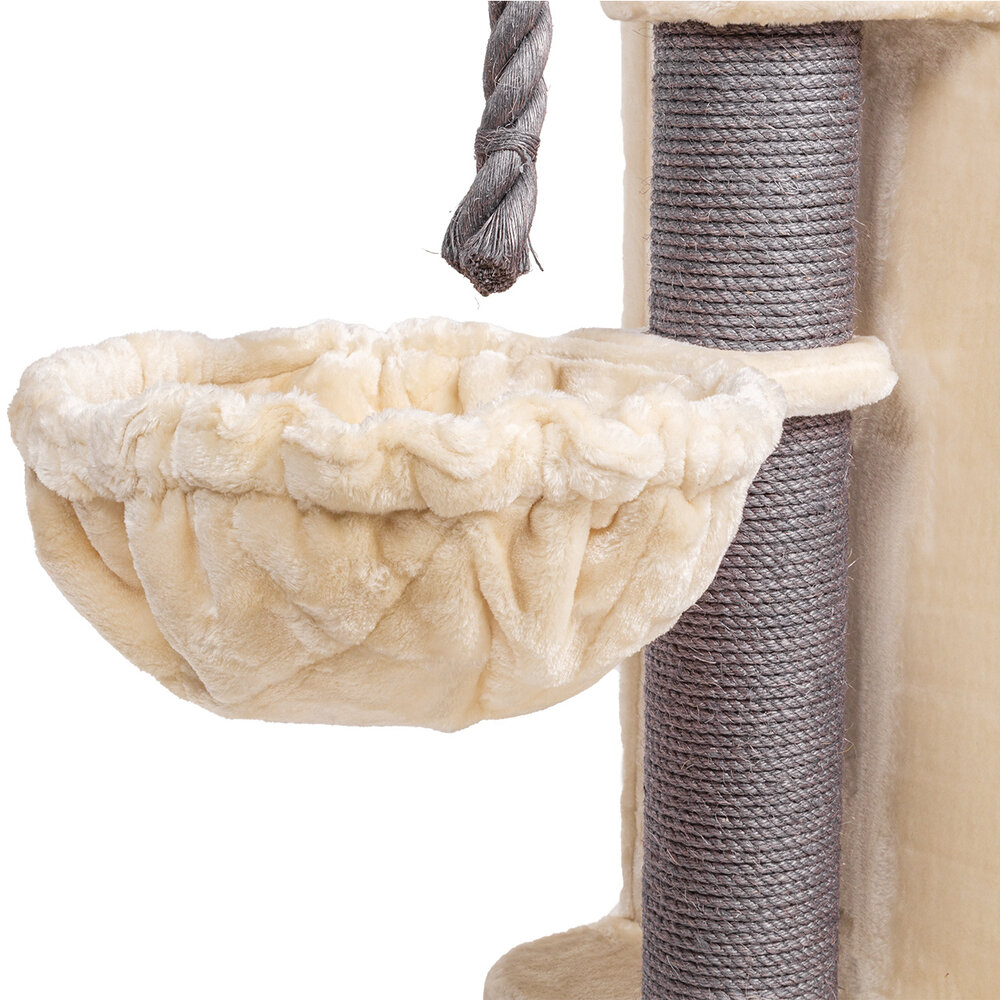 CanadianCat Company Krabpaal Maine Coon Hudson grijs/beige CanadianCat Company Krabpaal Maine Coon Hudson grijs/beige