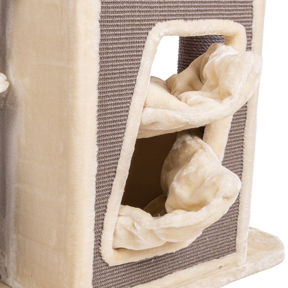 CanadianCat Company Krabpaal Maine Coon Hudson grijs/beige CanadianCat Company Krabpaal Maine Coon Hudson grijs/beige