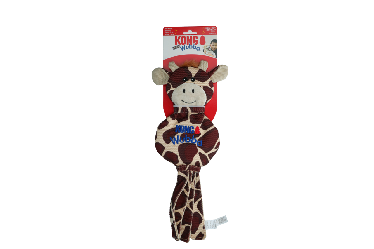 KONG Wubba No Stuff Giraffe Large