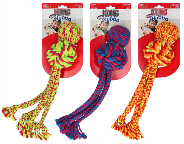 KONG Wubba Weaves met Touw