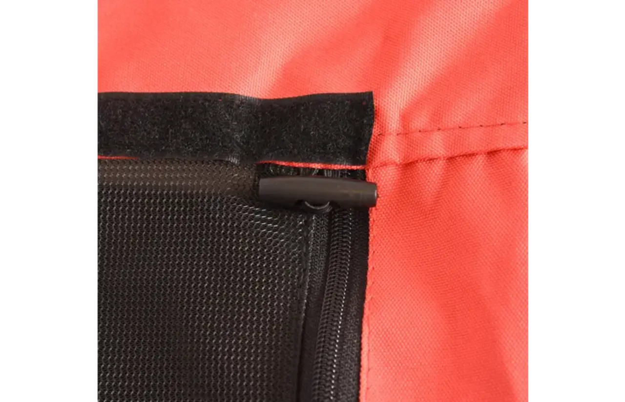 Flamingo Honden Fietskar Romero rood/grijs Flamingo Honden Fietskar Romero rood/grijs