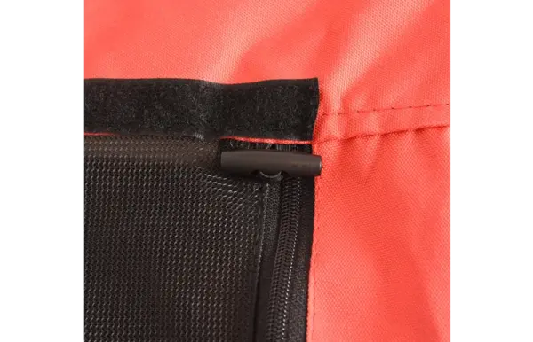 Flamingo Honden Fietskar Romero rood/grijs Flamingo Honden Fietskar Romero rood/grijs