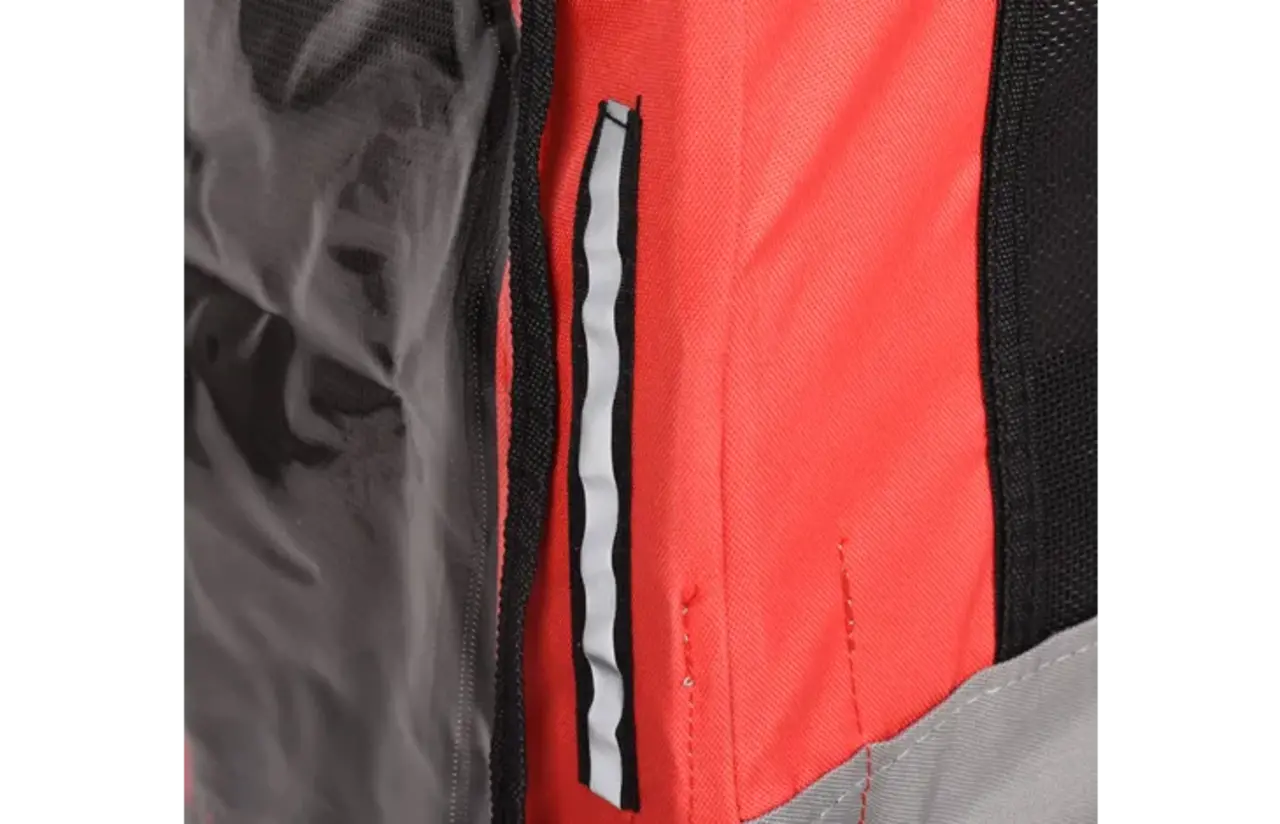 Flamingo Honden Fietskar Romero rood/grijs Flamingo Honden Fietskar Romero rood/grijs