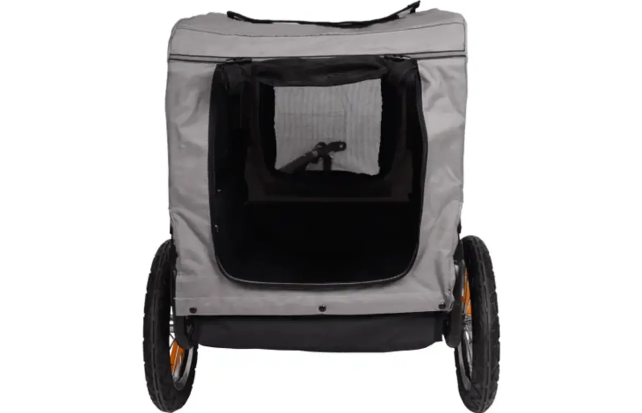 Flamingo Honden Fietskar Romero grijs/zwart