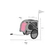 Flamingo Honden Fietskar Juliette rood/grijs large Flamingo Honden Fietskar Juliette rood/grijs large