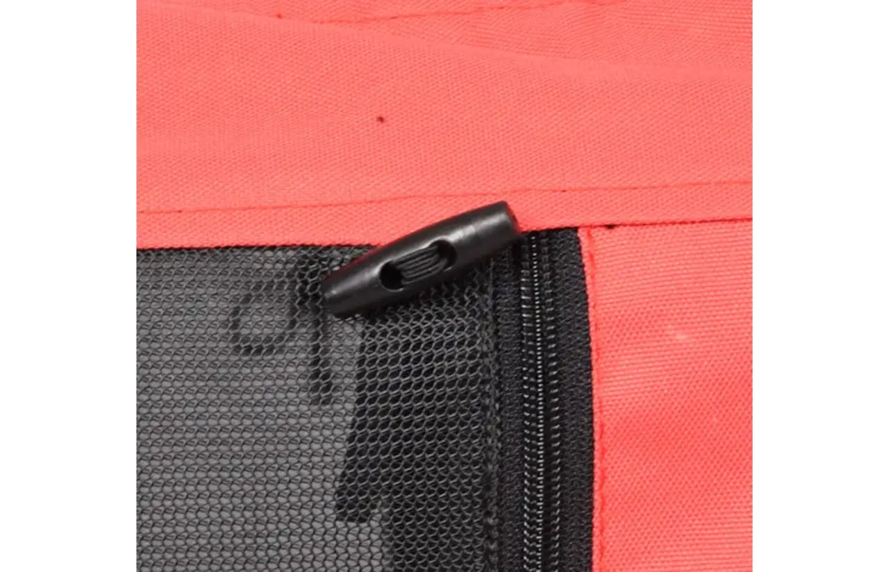 Flamingo Honden Fietskar Juliette rood/grijs large