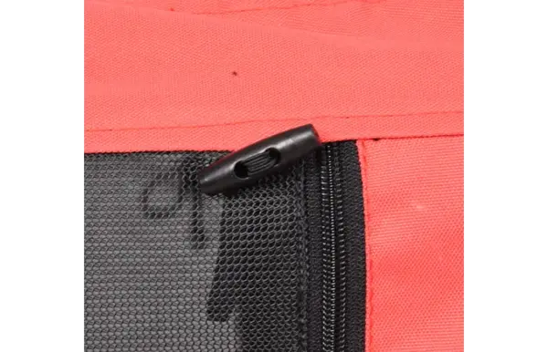 Flamingo Honden Fietskar Juliette rood/grijs large