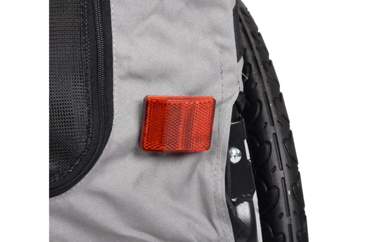 Flamingo Honden Fietskar Juliette grijs/zwart Flamingo Honden Fietskar Juliette grijs/zwart