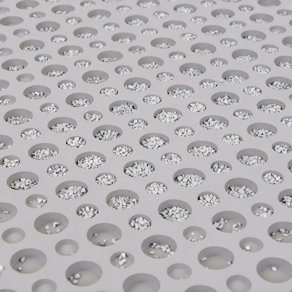 CanadianCat Company Kattenbak Mat Rubber XXL licht grijs CanadianCat Company Kattenbak Mat Rubber XXL licht grijs