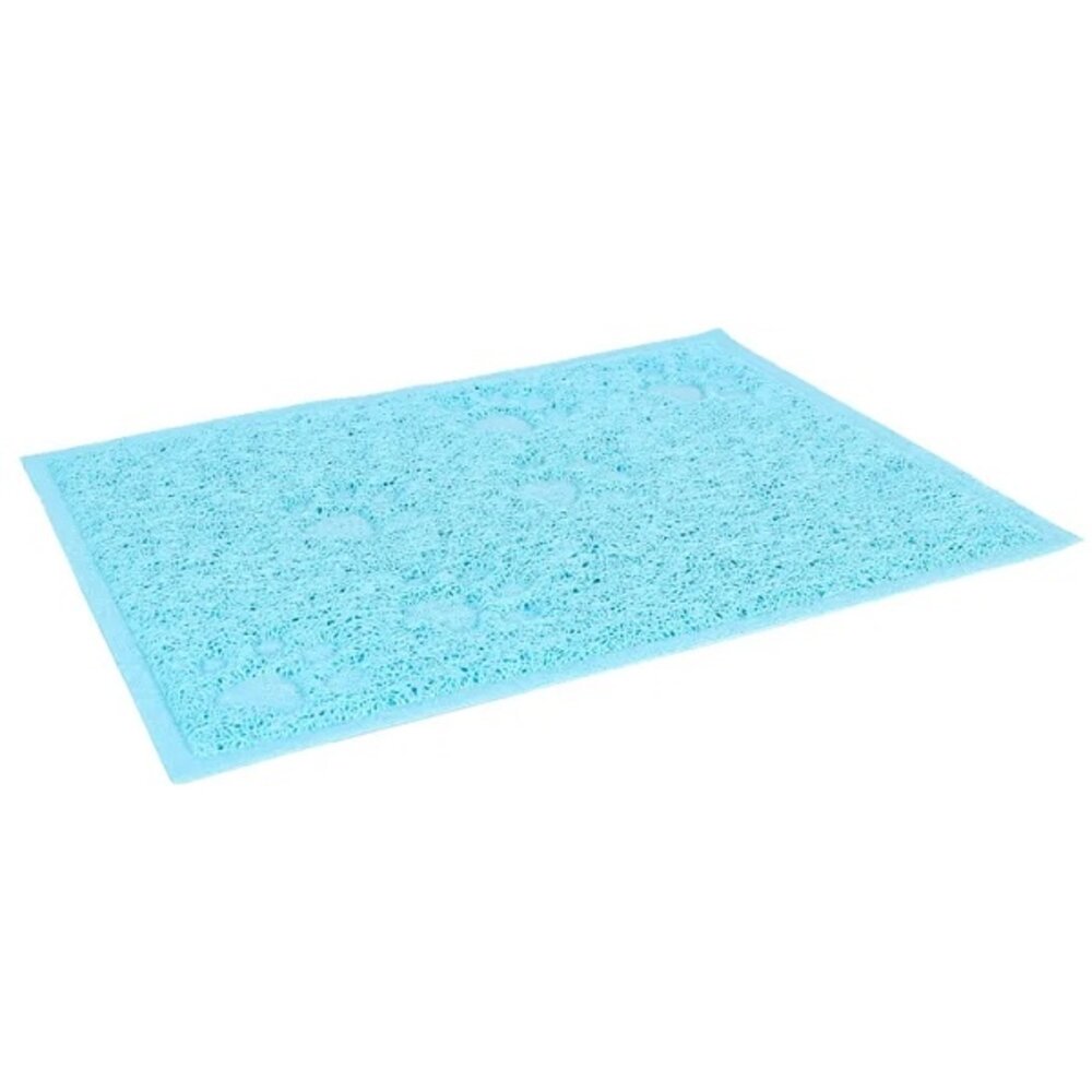 Flamingo Kattenbak mat blauw  40 x 30 cm
