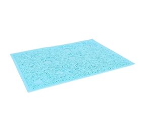 Flamingo Kattenbak mat blauw  40 x 30 cm