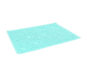 Flamingo Kattenbak mat Turquoise  40 x 30 cm