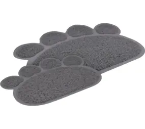 Flamingo Kattenbak mat Paw Pitou grijs