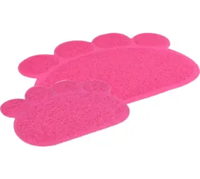 Flamingo Kattenbak mat Paw Pitou roze