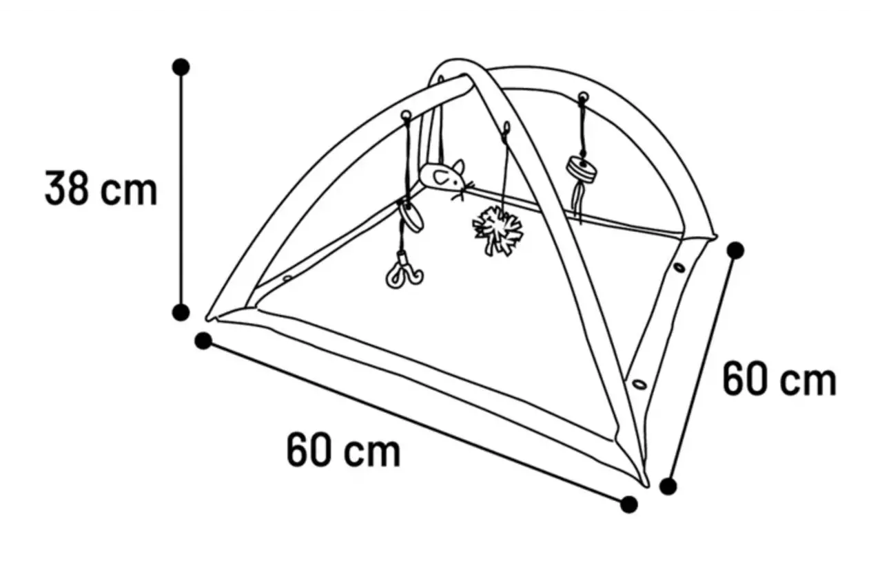 Flamingo Katten Speelmat Zebra