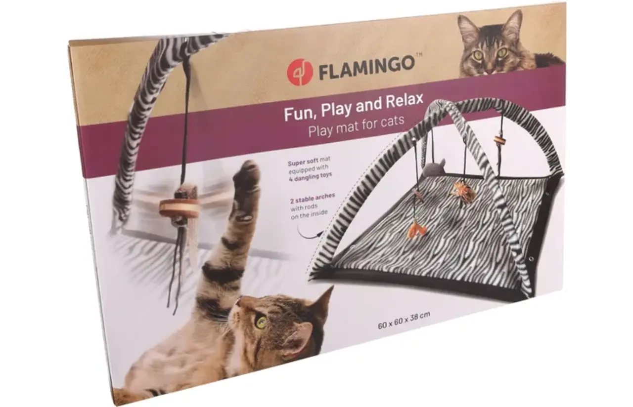 Flamingo Katten Speelmat Zebra