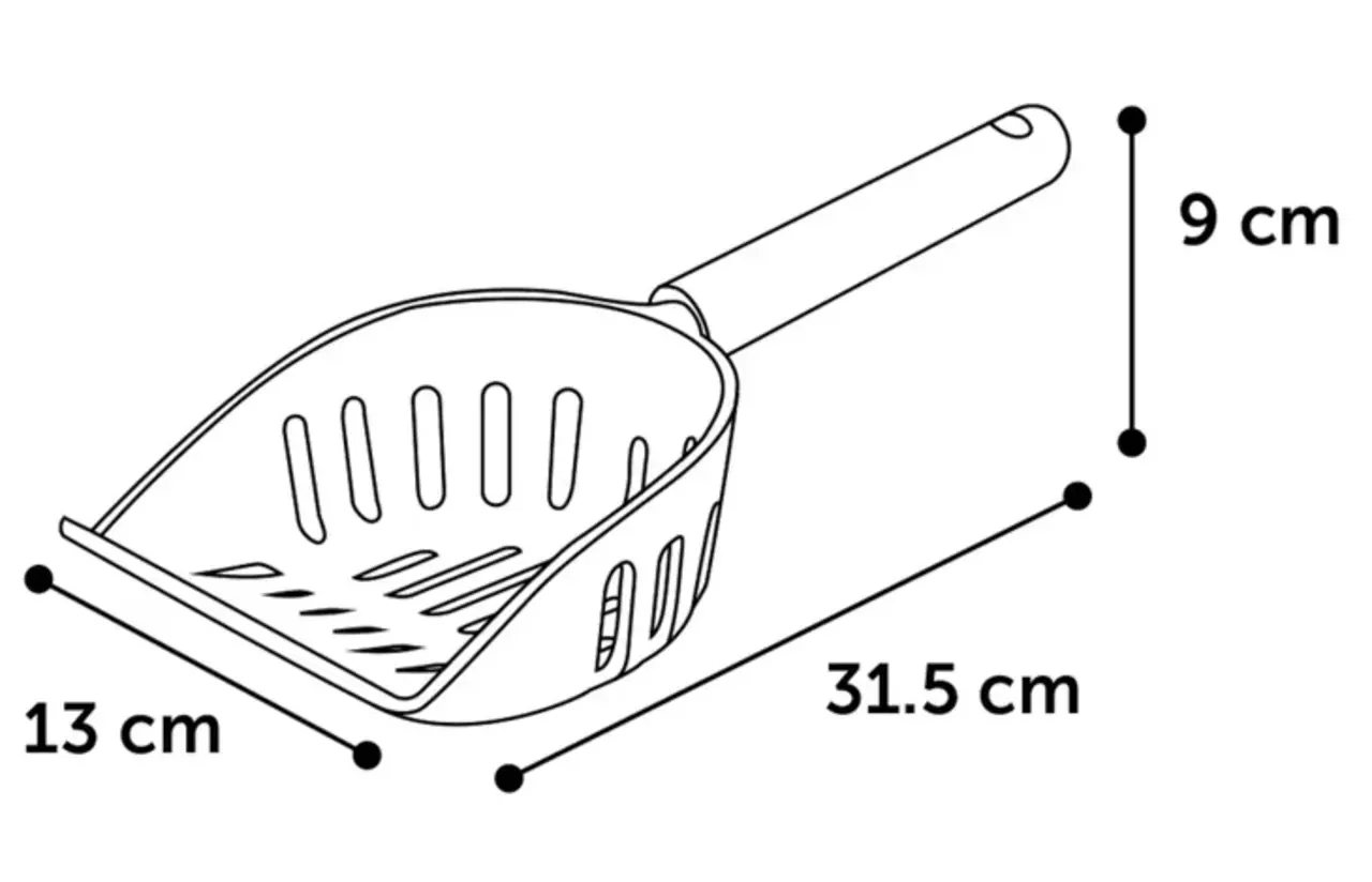 Flamingo Luxe Kattenbakschep Melamine Flamingo Luxe Kattenbakschep Melamine