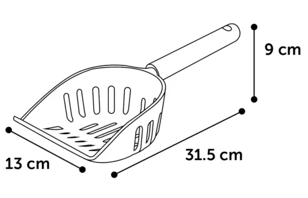 Flamingo Luxe Kattenbakschep Melamine Flamingo Luxe Kattenbakschep Melamine