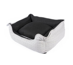 Duvo+ Hondenmand Airmesh zwart/wit