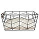 Duvo+ Caviar Metalen Mand Rechthoek zwart Duvo+ Caviar Metalen Mand Rechthoek zwart
