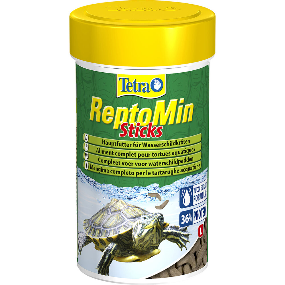 Tetra Reptomin Sticks Hoofdmenu voor Waterschildpadden 250 ML Tetra Reptomin Sticks Hoofdmenu voor Waterschildpadden 250 ML