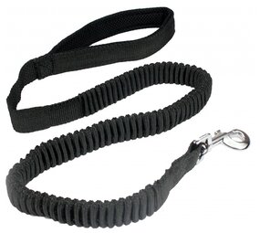 Pet Nova Hondenriem Bungee Zwart