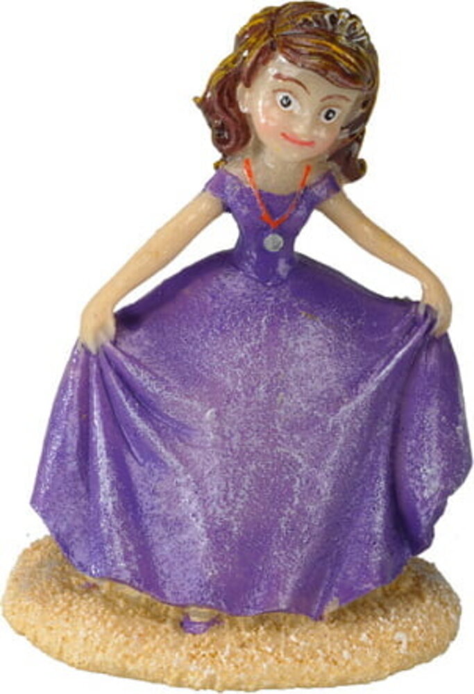 Aqua Della Aquarium Decoratie Princess Paarse Jurk