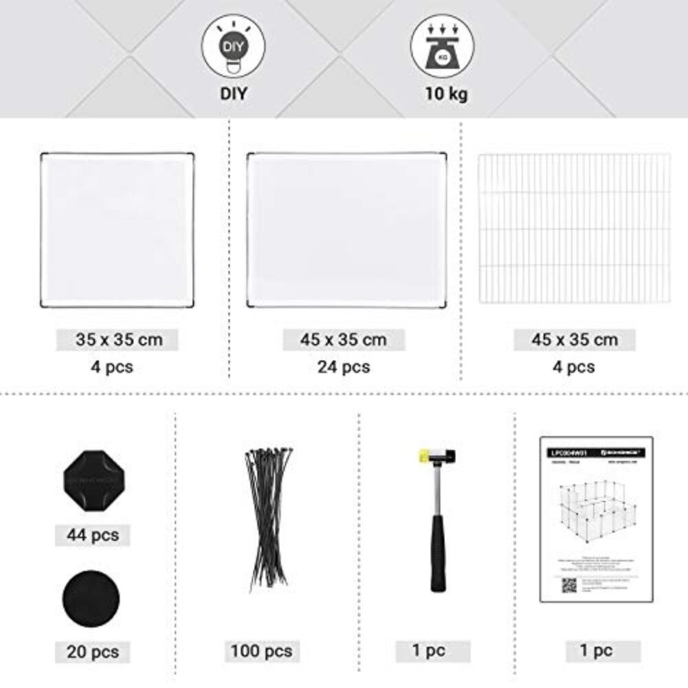 Pets Gifts Knaagdieren Ren kunststof met Verdieping