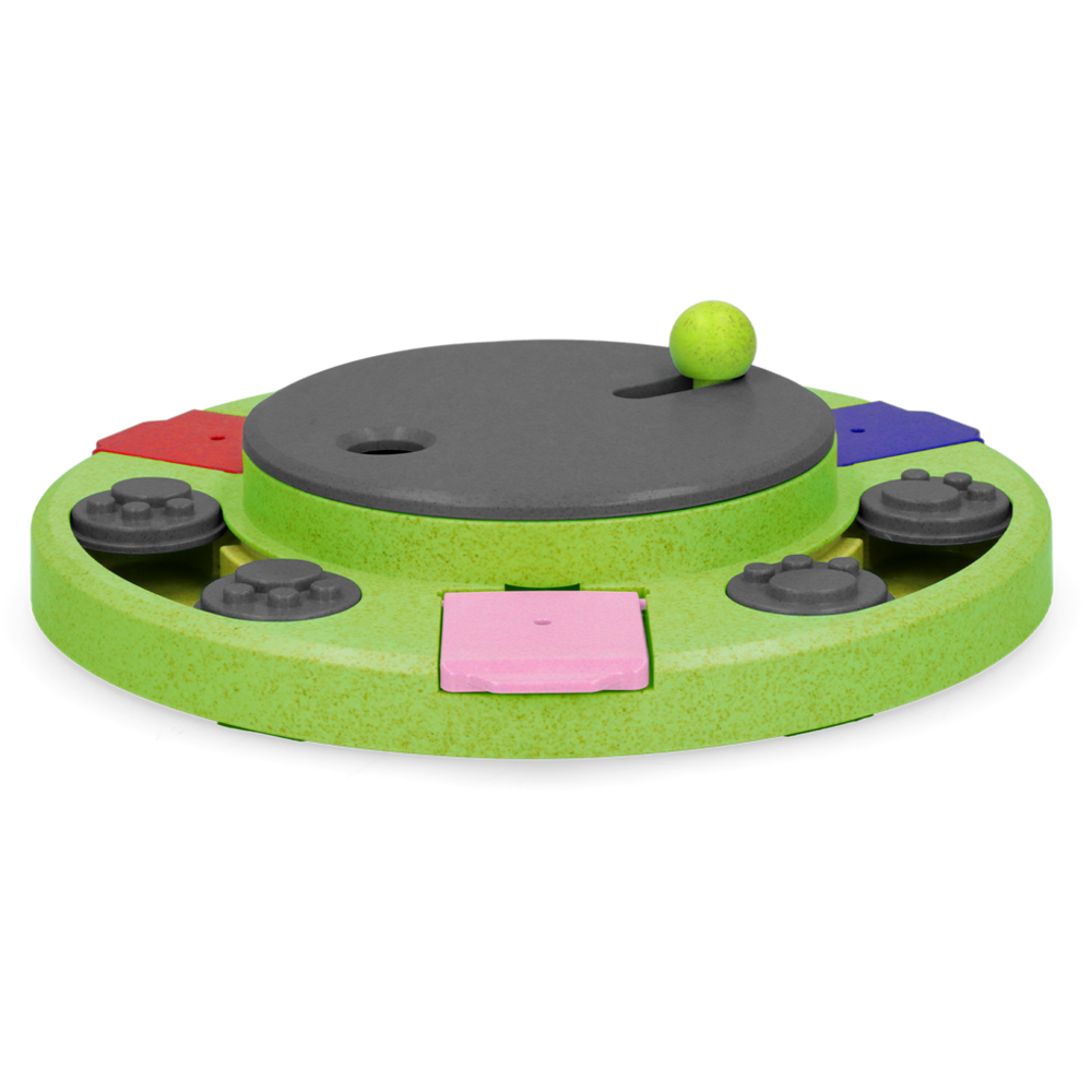 Eat Slow Live Longer Honden Puzzel Circle