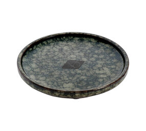 D&D Jasper Kat Eetschaal green marble D&D Jasper Kat Eetschaal green marble