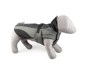 Duvo+ Hondenjas Hi Vis Casual zwart/grijs Duvo+ Hondenjas Hi Vis Casual zwart/grijs