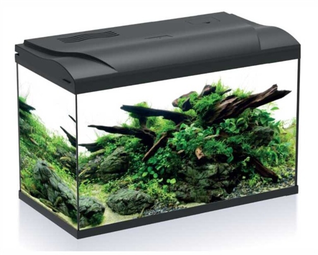 HS Aqua Aquarium Platy 70 LED zwart