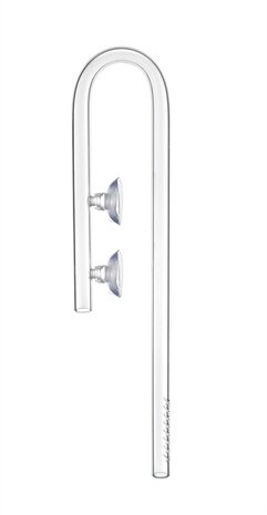 HS Aqua Glazen Aanzuigbuis Lily